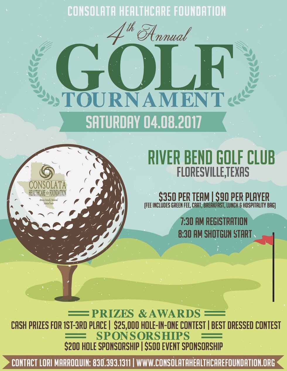 2017 Consolata Golf Tournament Flyer